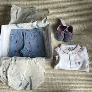 NIB Janie and Jack Lobster Set